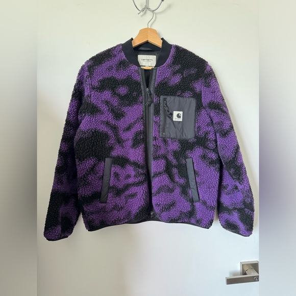 Carhartt WIP Janet Liner Purple Blur Camo M - Picture 2 of 8